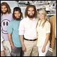 Cavemen : photo Bill English, Dash Mihok, John Heard, Kaitlin Doubleday, Nick Kroll