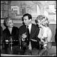 Le Milliardaire : photo Arthur Miller, George Cukor, Marilyn Monroe, Simone Signoret, Yves Montand