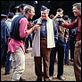 La Grande évasion : photo James Coburn, John Sturges, Steve McQueen