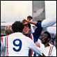 A nous la victoire : photo John Huston, Pelé, Sylvester Stallone