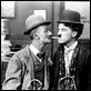 His New Job : photo Ben Turpin, Charles Chaplin