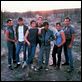Outsiders : photo C. Thomas Howell, Emilio Estevez, Francis Ford Coppola, Matt Dillon, Patrick Swayze