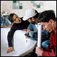 Travaux : photo Brigitte Roüan, Carole Bouquet