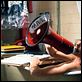 Travaux : photo Brigitte Roüan, Carole Bouquet