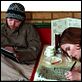 Les Allumés : photo Jessica Stevenson, Simon Pegg