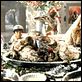 Indiana Jones et le Temple maudit : photo Amrish Puri, Steven Spielberg