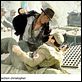 Indiana Jones et la Dernière Croisade : photo Alison Doody, Harrison Ford, Steven Spielberg