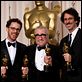 Cérémonie des Oscars 2008 (TV) : photo Ethan Coen, Joel Coen, Martin Scorsese