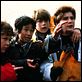 Les Goonies : photo Corey Feldman, Jeff Cohen, Jonathan Ke Quan, Richard Donner, Sean Astin