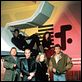 V : les visiteurs : photo Blair Tefkin, Faye Grant, Marc Singer, Michael Ironside, Michael Wright