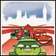 Cars 2 : photo Bénabar, Brad Lewis, John Lasseter
