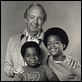 Arnold et Willy : photo Conrad Bain, Gary Coleman, Todd Bridges
