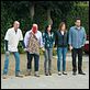 Cougar Town : photo Bob Clendenin, Christa Miller-Lawrence, Courteney Cox, Ian Gomez, Josh Hopkins