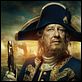 Pirates des Caraïbes : la Fontaine de Jouvence : affiche Geoffrey Rush, Rob Marshall