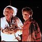 Retour vers le futur : photo Christopher Lloyd, Michael J. Fox, Robert Zemeckis