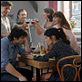 La Délicatesse : photo Ariane Ascaride, Audrey Tautou, David Foenkinos, Olivier Cruveiller, Pio Marmai