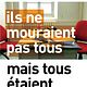 Affiche - FILM - Ils ne mouraient pas tous mais tous étaient frappés : 108678