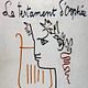 Le Testament d'Orphée : affiche Jean Cocteau