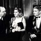 Rebecca : photo Alfred Hitchcock, Joan Fontaine, Laurence Olivier