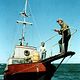Les Dents de la Mer : photo Richard Dreyfuss, Robert Shaw, Roy Scheider, Steven Spielberg