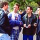 Queer as Folk (US) : photo Gale Harold, Hal Sparks, Peter Paige, Scott Lowell