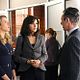 <b>Alan Cumming, Anna Camp, Julianna Margulies</b> Photo : The Good Wife