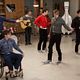 Glee : photo Chord Overstreet, Chris Colfer, Harry Shum Jr., Kevin McHale, Mark Salling