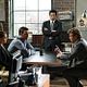 <b>Amanda Righetti, Owain Yeoman, Simon Baker, Tim Kang</b> Photo : Mentalist