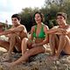 <b>Carmine Recano, Ferzan Ozpetek, Nicole Grimaudo, Riccardo Scamarcio</b> Photo : Le Premier qui l'a dit
