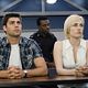 <b>Charlotte Sullivan, Lyriq Bent, Melanie Nicholls-King, Travis Milne</b> Photo : Rookie Blue