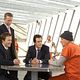 <b>Breckin Meyer, Malcolm McDowell, Mark-Paul Gosselaar, Reed Diamond</b> Photo : Franklin & Bash