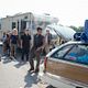 <b>Jeffrey DeMunn, Laurie Holden, Norman Reedus, Steven Yeun</b> Photo : The Walking Dead