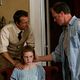 <b>Ashley Bell, Daniel Stamm, Louis Herthum, Patrick Fabian</b> Photo : Le Dernier exorcisme