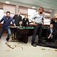 Psych : Enquêteur malgré lui : photo Corbin Bernsen, Dule Hill, James Roday, Kirsten Nelson, Maggie Lawson