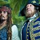 <b>Geoffrey Rush, Johnny Depp, Rob Marshall</b> Photo : Pirates des Caraïbes : la Fontaine de Jouvence