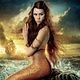 <b>Astrid Berges-Frisbey, Rob Marshall</b> Affiche (autres) : Pirates des Caraïbes : la Fontaine de Jouvence