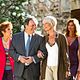 <b>Andréa Ferréol, Daniel Russo, Frédérique Tirmont, Ingrid Chauvin</b> Photo : Les Toqués