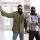<b>Aziz Ansari, Jesse Eisenberg, Ruben Fleischer</b> Photo : 30 Minutes or Less