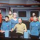 <b>DeForest Kelley, George Takei, James Doohan, Leonard Nimoy, Majel Barrett</b> Photo : Star Trek