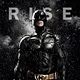 The Dark Knight Rises : affiche Christian Bale, Christopher Nolan