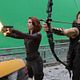 <b>Jeremy Renner, Joss Whedon, Scarlett Johansson</b> Photo : Avengers
