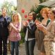 Une famille formidable : photo Blandine Bellavoir, Cécile Caillaud, Jean-Baptiste Shelmerdine, Laura Salvatore, Marie Sambourg
