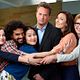 Go On : photo Allison Miller, Julie White, Khary Payton, Laura Benanti, Matthew Perry