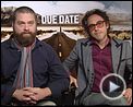 Photo : Robert Downey Jr., Zach Galifianakis, Todd Phillips Interview : Date limite