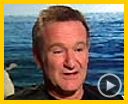 Photo : Robin Williams, Elijah Wood Interview : Happy Feet