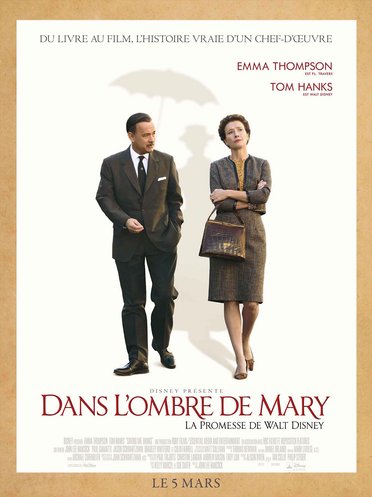Dans l'ombre de Mary - La promesse de Walt Disney Dans l'ombre de Mary - La promesse de Walt Disney