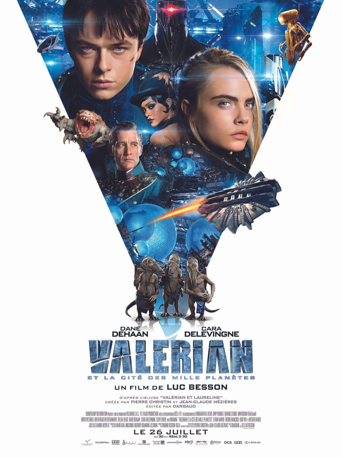 Affiche du film : Valérian et la Cité des mille planètes