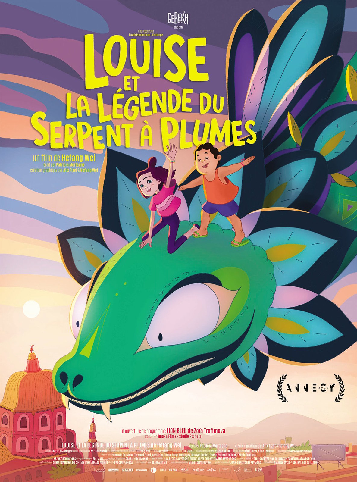 Affiche de Louise et la Légende du Serpent à Plumes