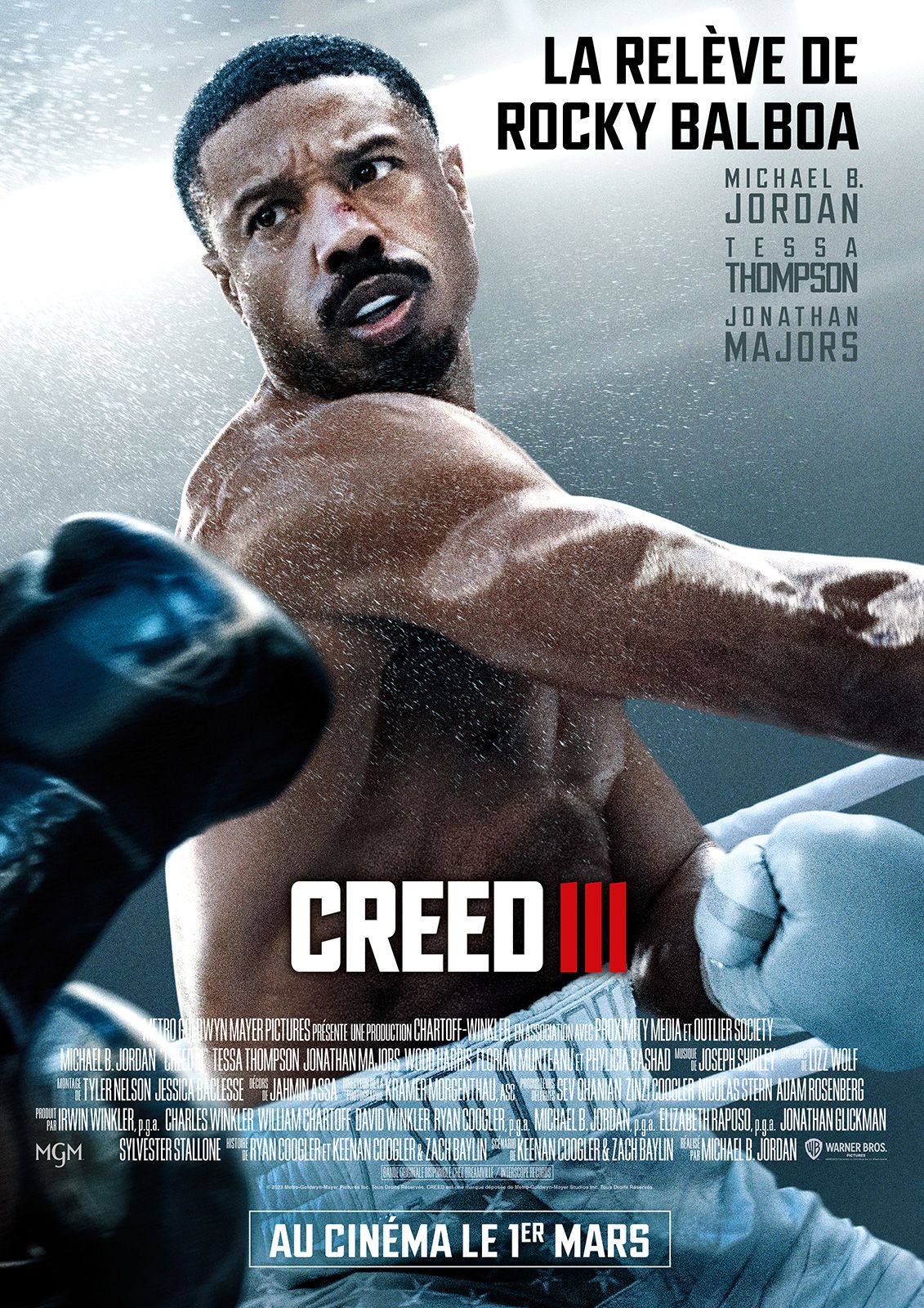 Idole de la boxe et entouré de sa famille, Adonis Creed n’a plus rien à prouver. Jusqu’au jour où son ami d’enfance, Damian, prodige de la boxe lui aussi, refait surface. A peine sorti de prison, Damian est prêt à tout pour monter sur le ring et reprendre ses droits.