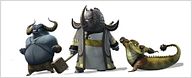 Les personnages de "Kung Fu Panda 2"